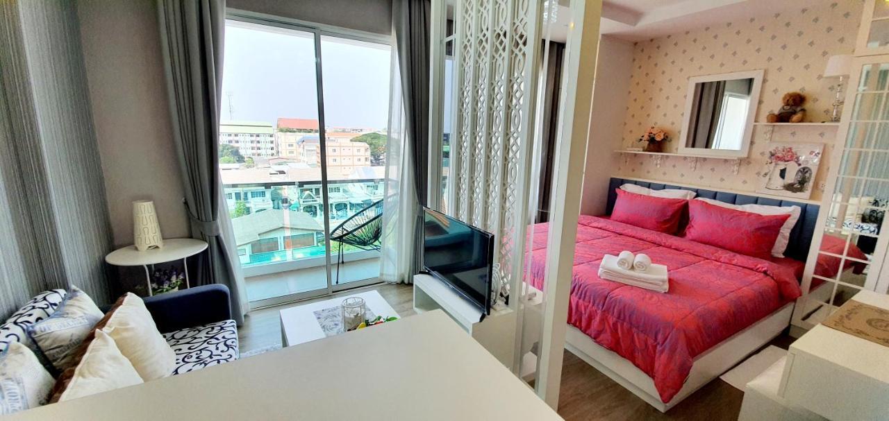 Sweet Seaview Flr6 With Toproop Pool Flr7 At The Blux Bangsaen Ngoại thất bức ảnh